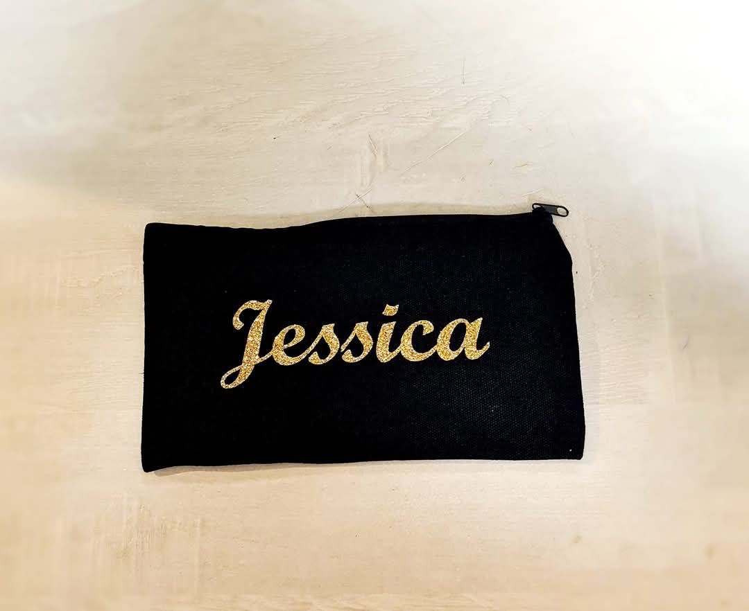 Toiletries with name