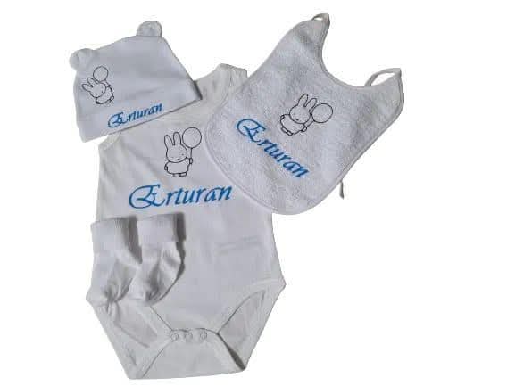 Miffy baby set with name