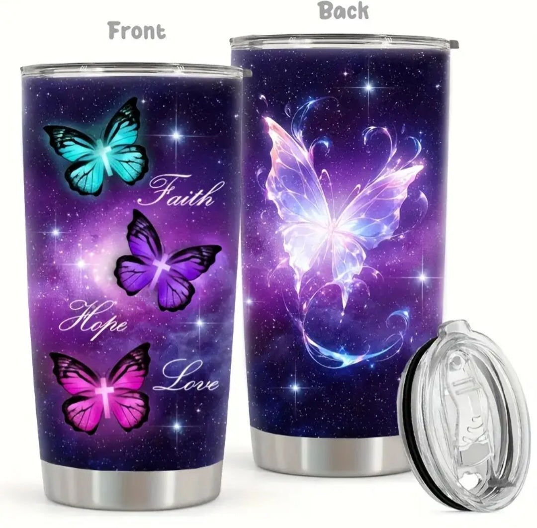 Tumbler Faith Hope and Love