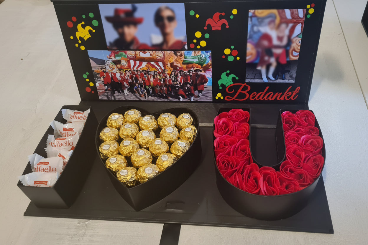 Geschenk box "I ♥ U" Raffaelo