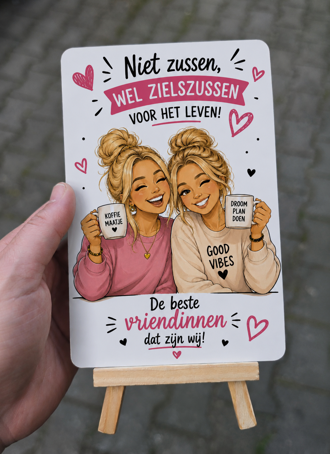 Aluminium Art - Beste vriendinnen