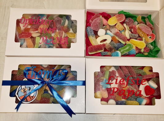 Personalized candy box
