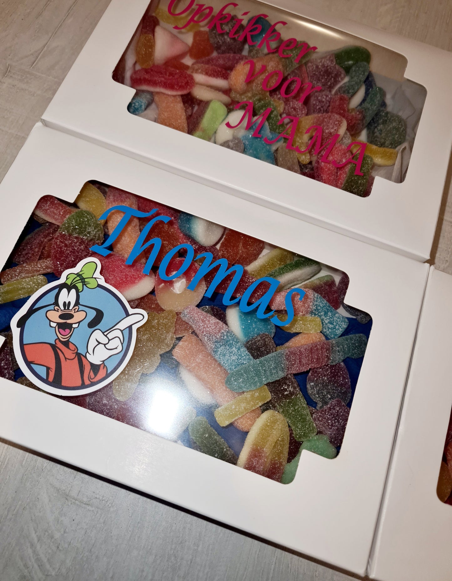 Personalized candy box