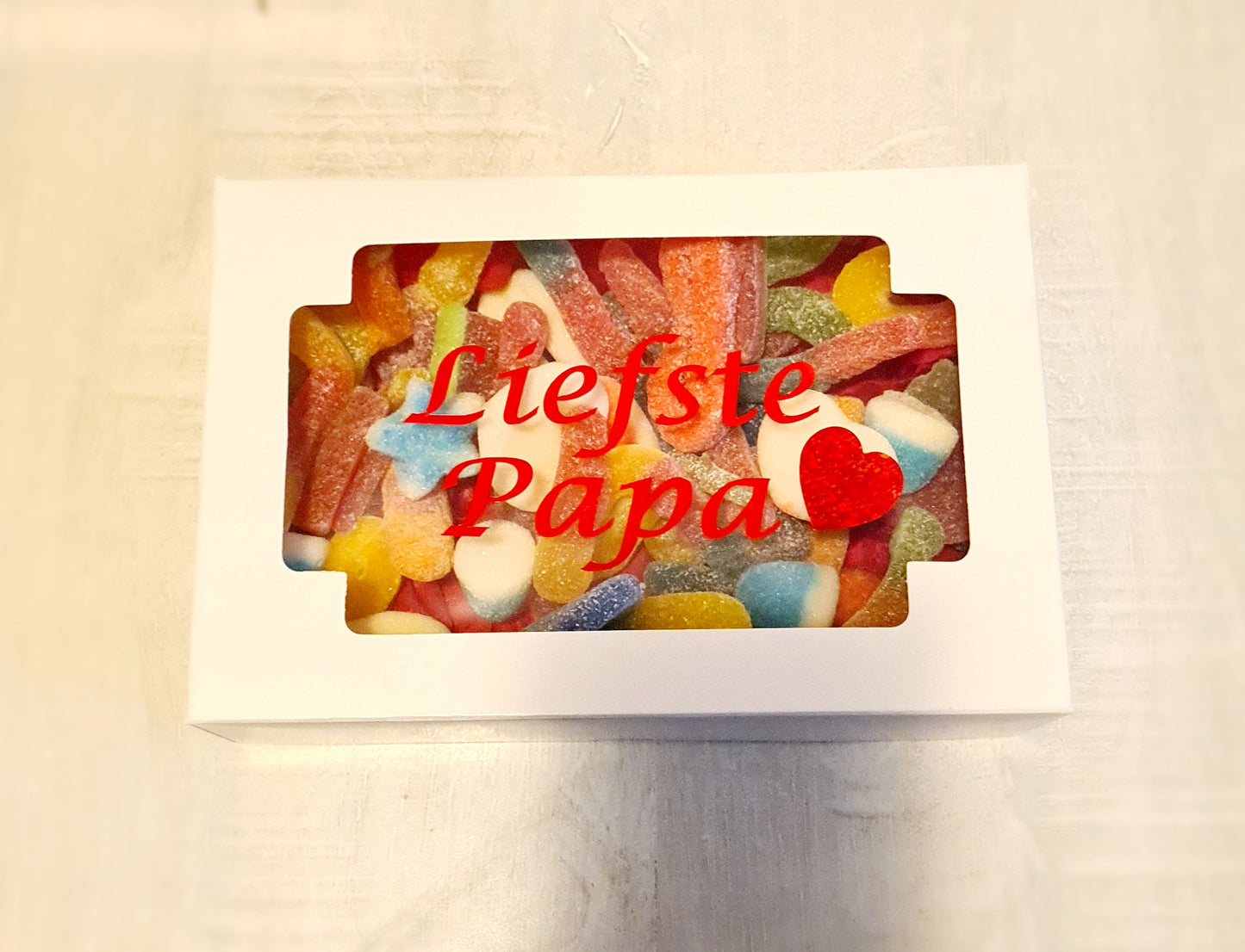 Personalized candy box