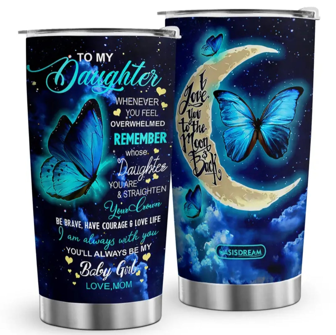 Tumbler - Daughter - Moon and Back