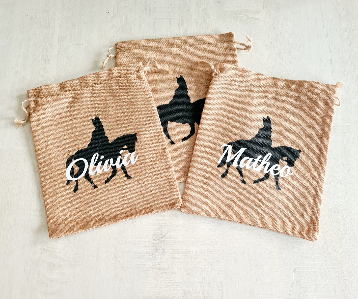 Personalized jute bag