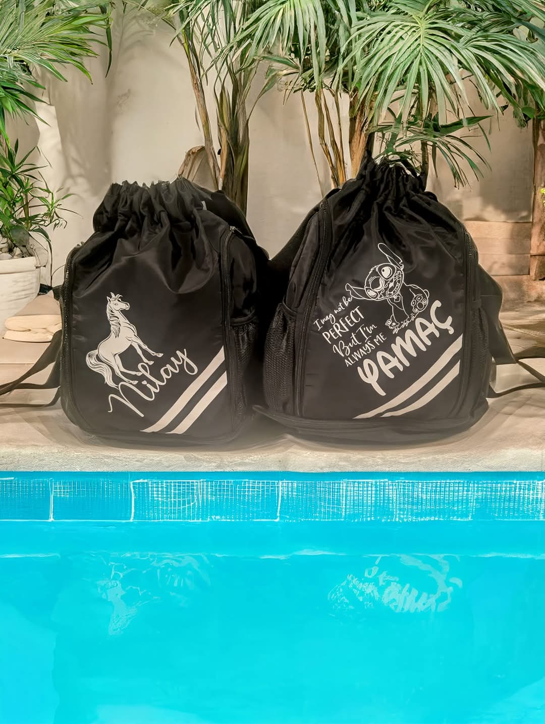 Sports bag with name