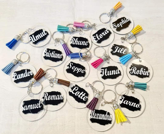 Keychain with name