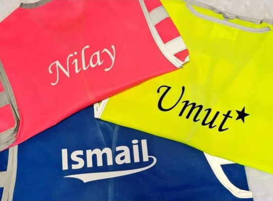 Personalized Fluorescent Vest