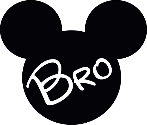 Mickey's Bro sticker