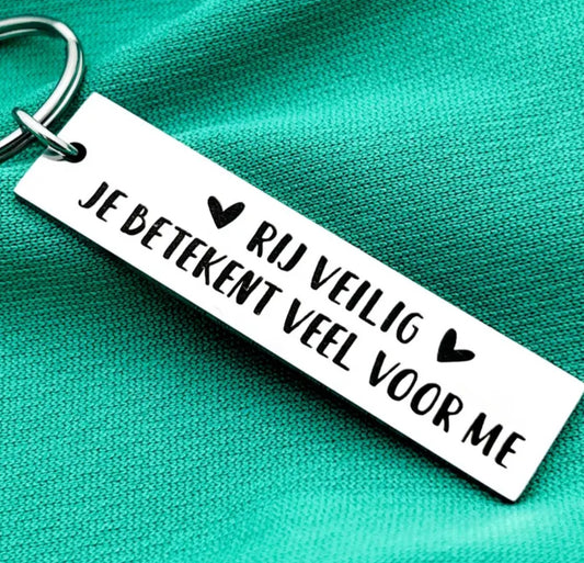 Keychain Drive Safely