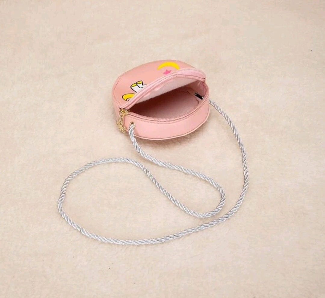 Pink unicorn shoulder bag