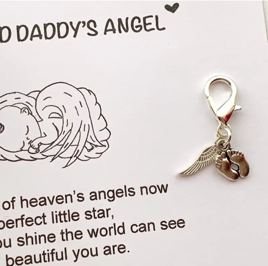 Baby angel keychain, 2 pieces
