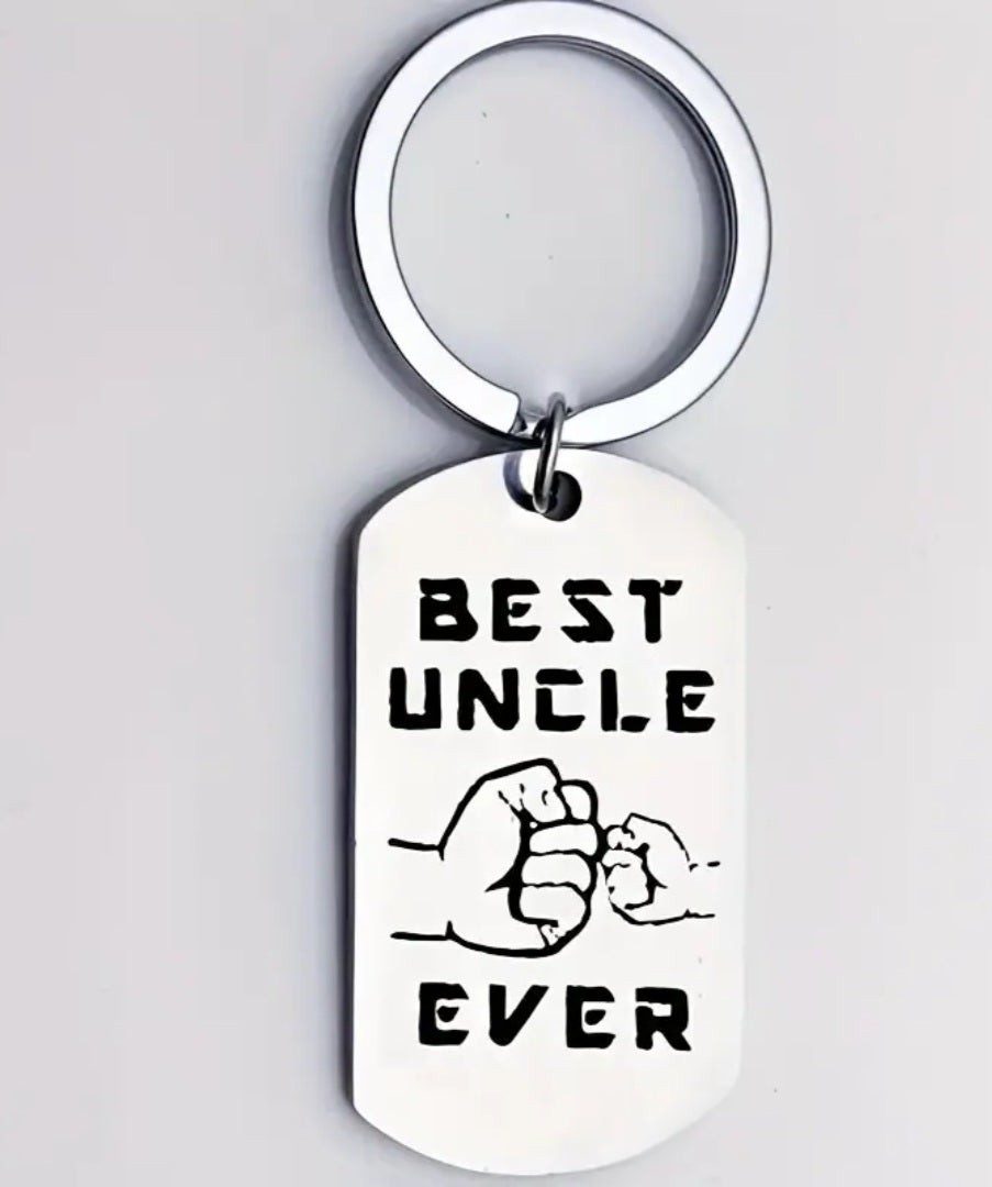 Best uncle ever keychain