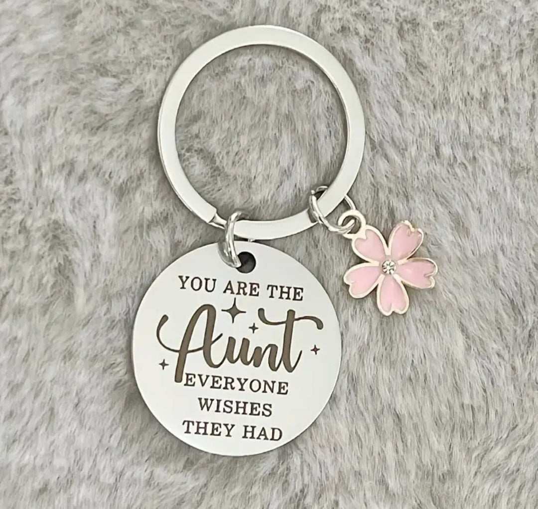 Keychain best aunt