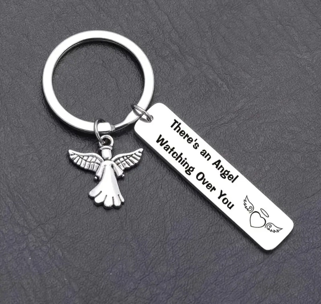 Keychain Angel watching over you