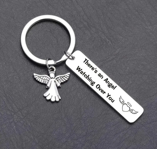 Keychain Angel watching over you
