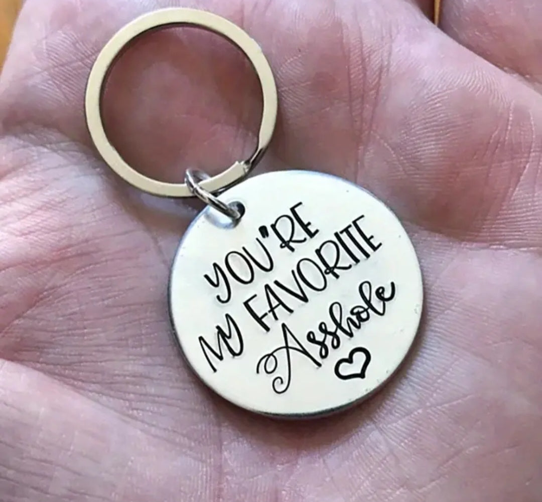 Keychain "favorite asshole"