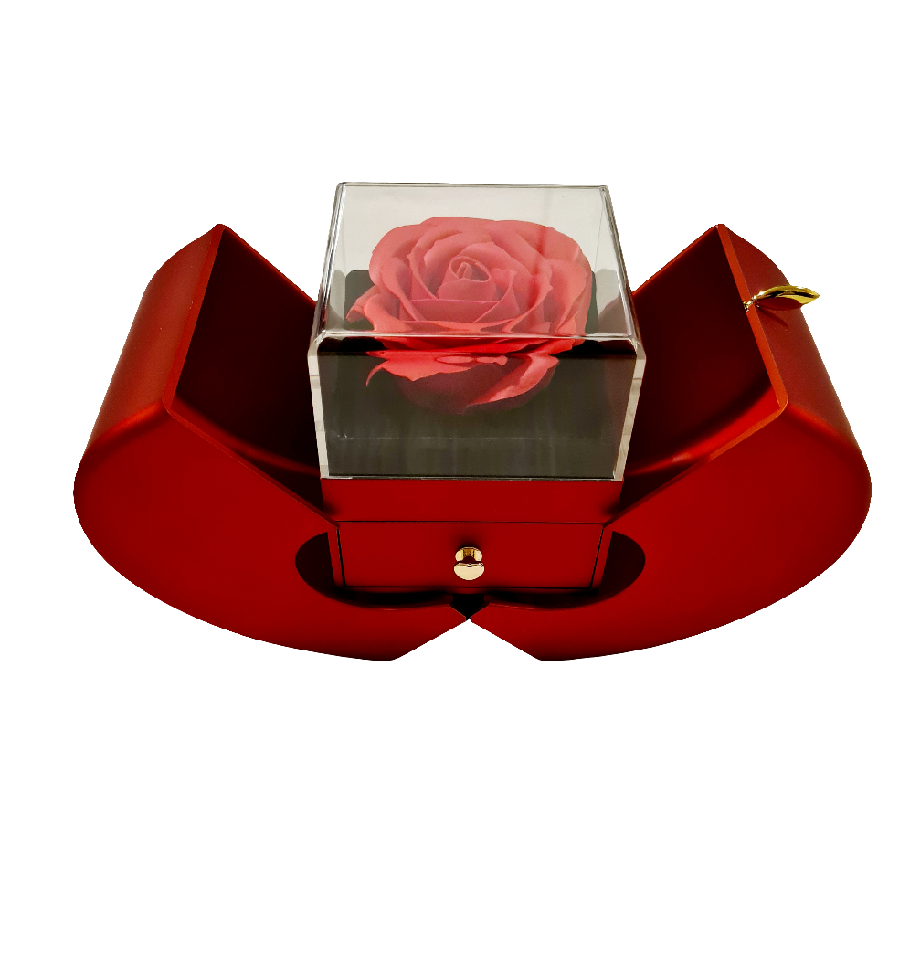 Heart-shaped gift for ring