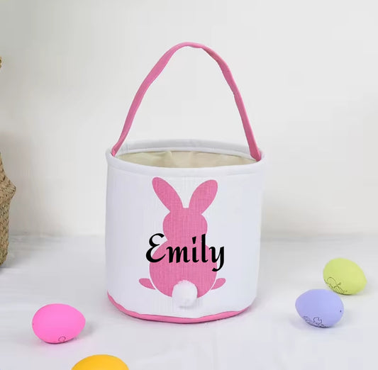Pink Easter basket