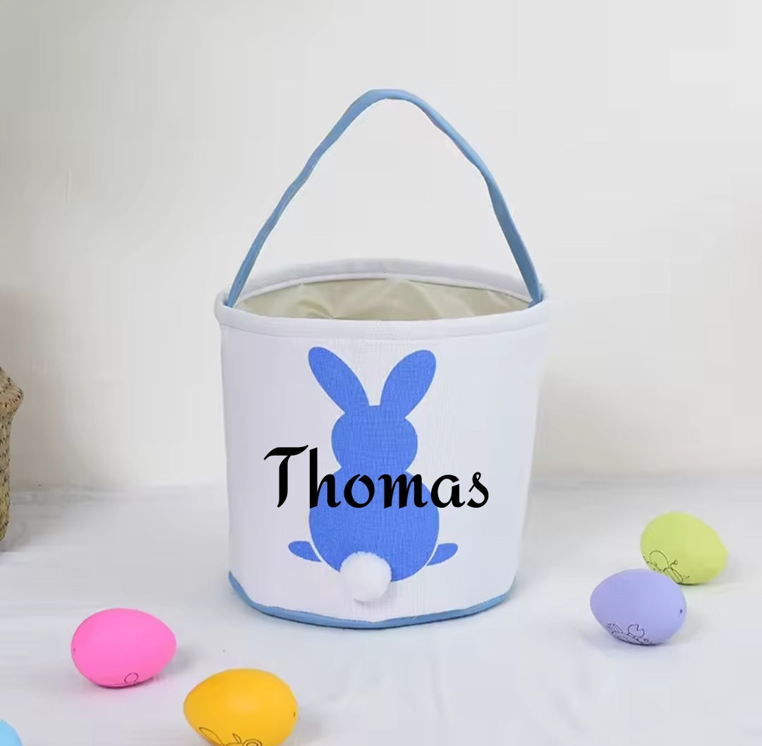 Easter basket, blue.