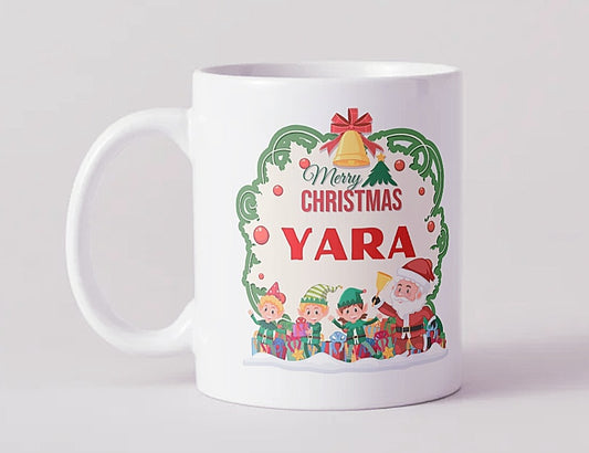 Christmas mug with name