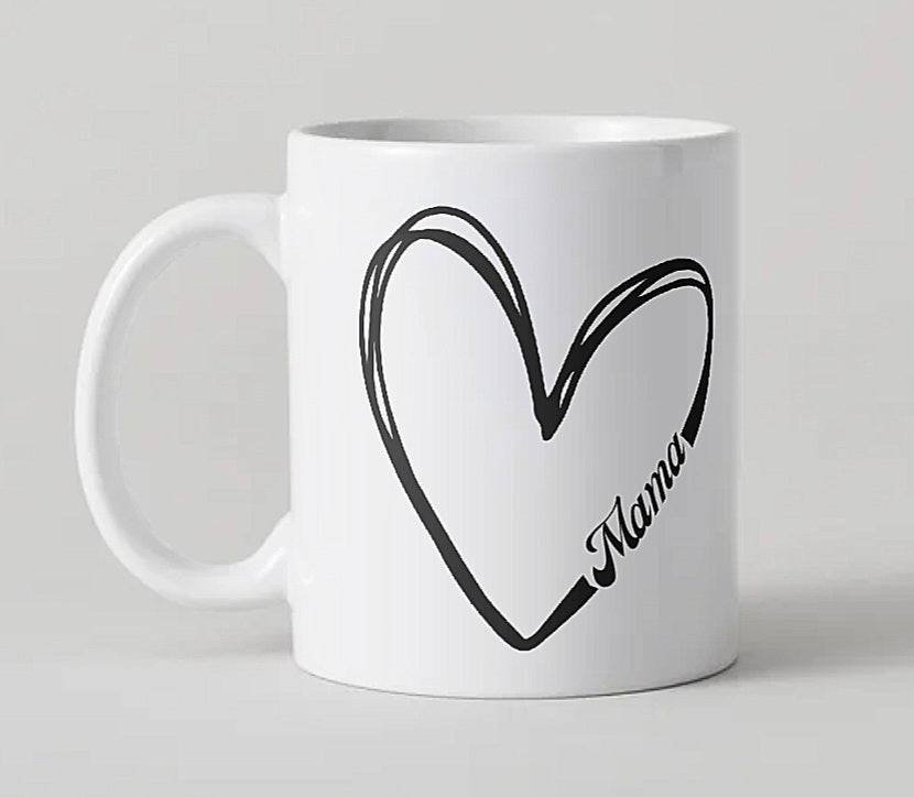 Mug with a heart and name