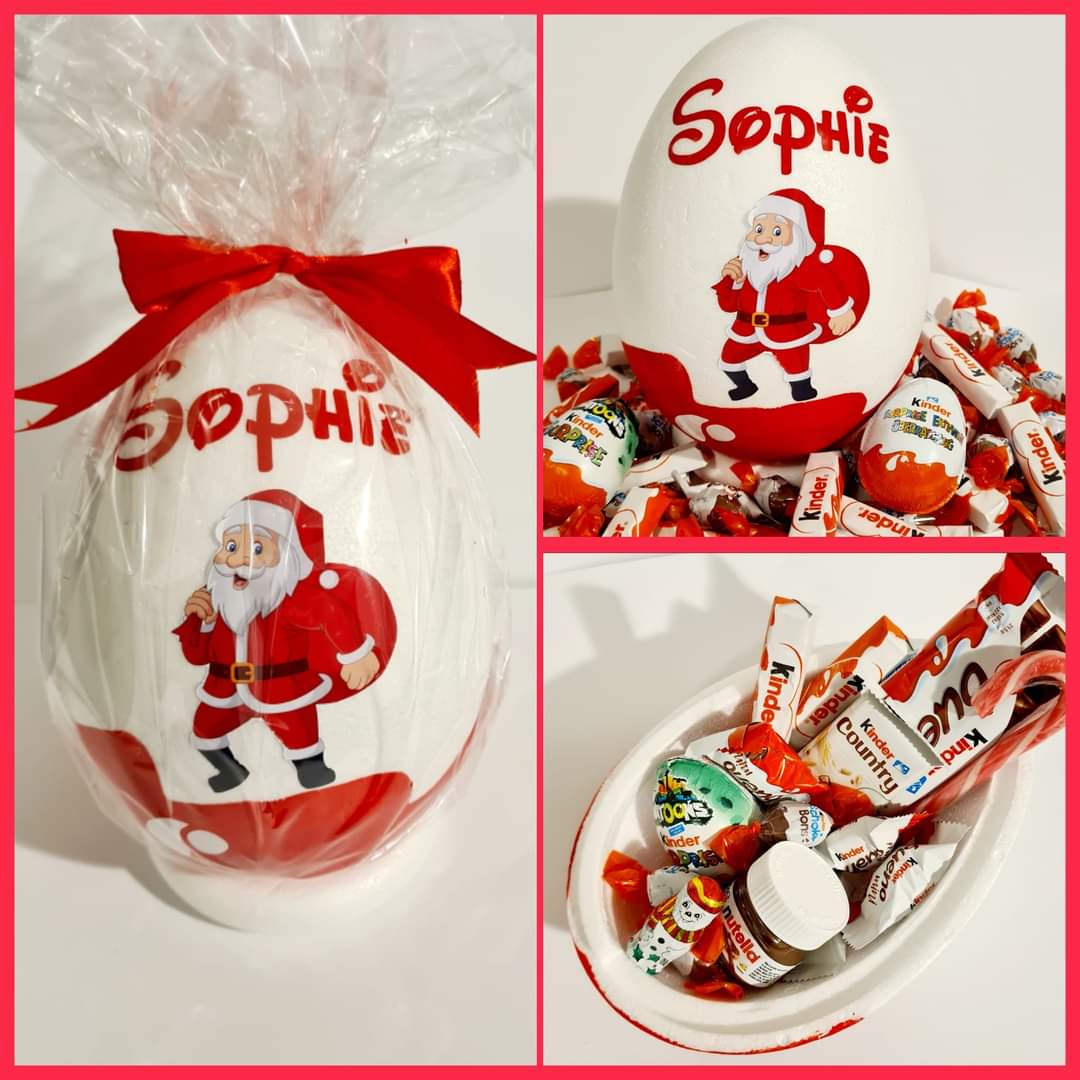 Surprise egg Santa Claus