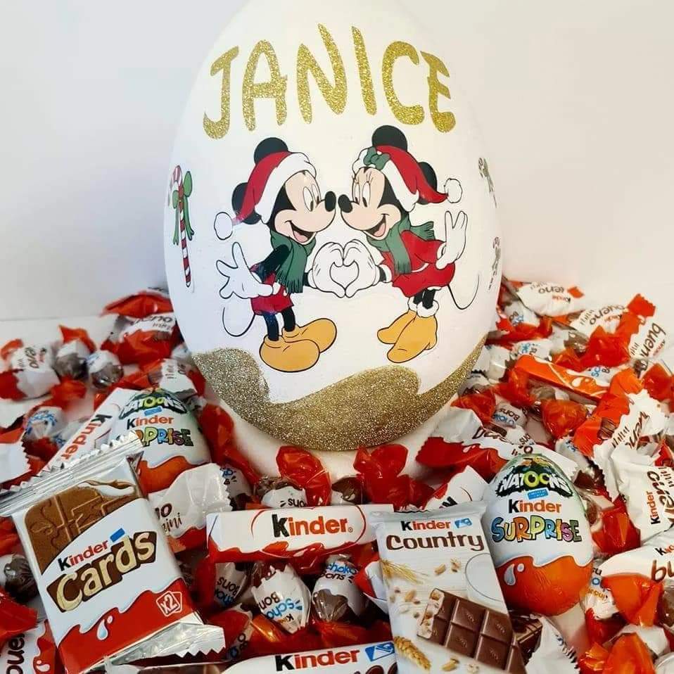 Surprise egg Christmas Mini &amp; Mickey Glitter