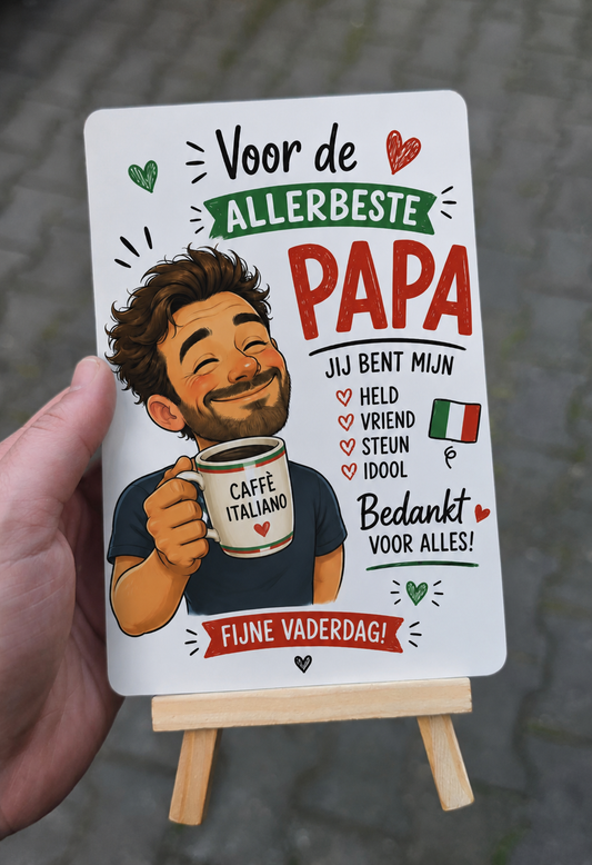 Aluminium Art Papa - Italian