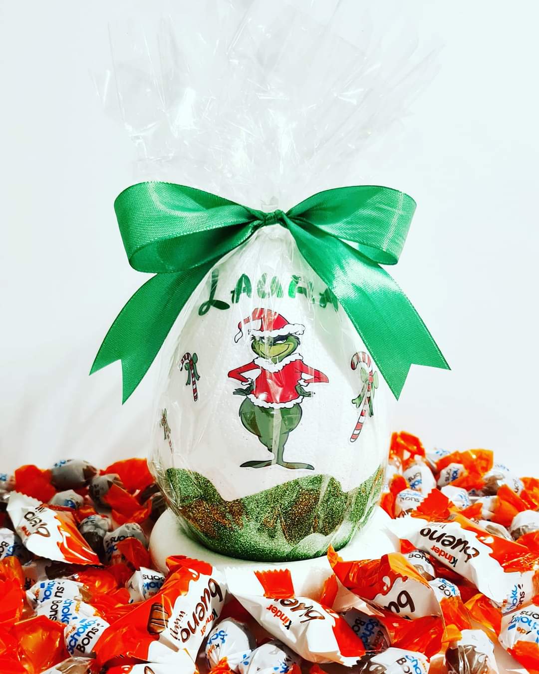 Surprise egg Christmas Grinch