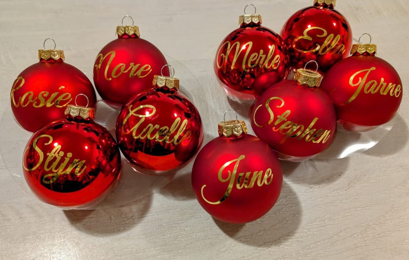 Gepersonaliseerde Kerstbal