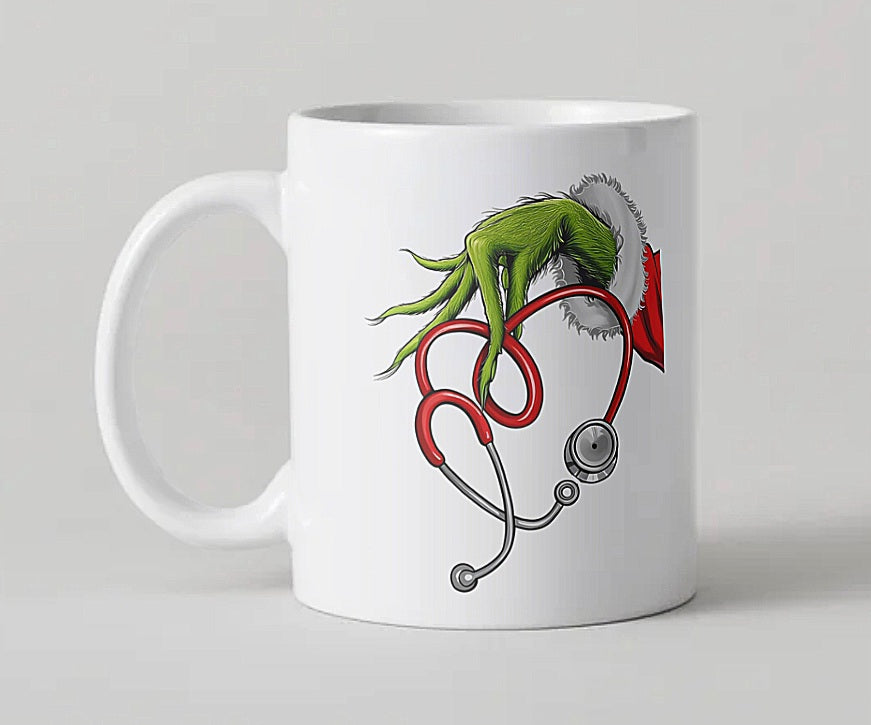 Mug Grinchy Nurse