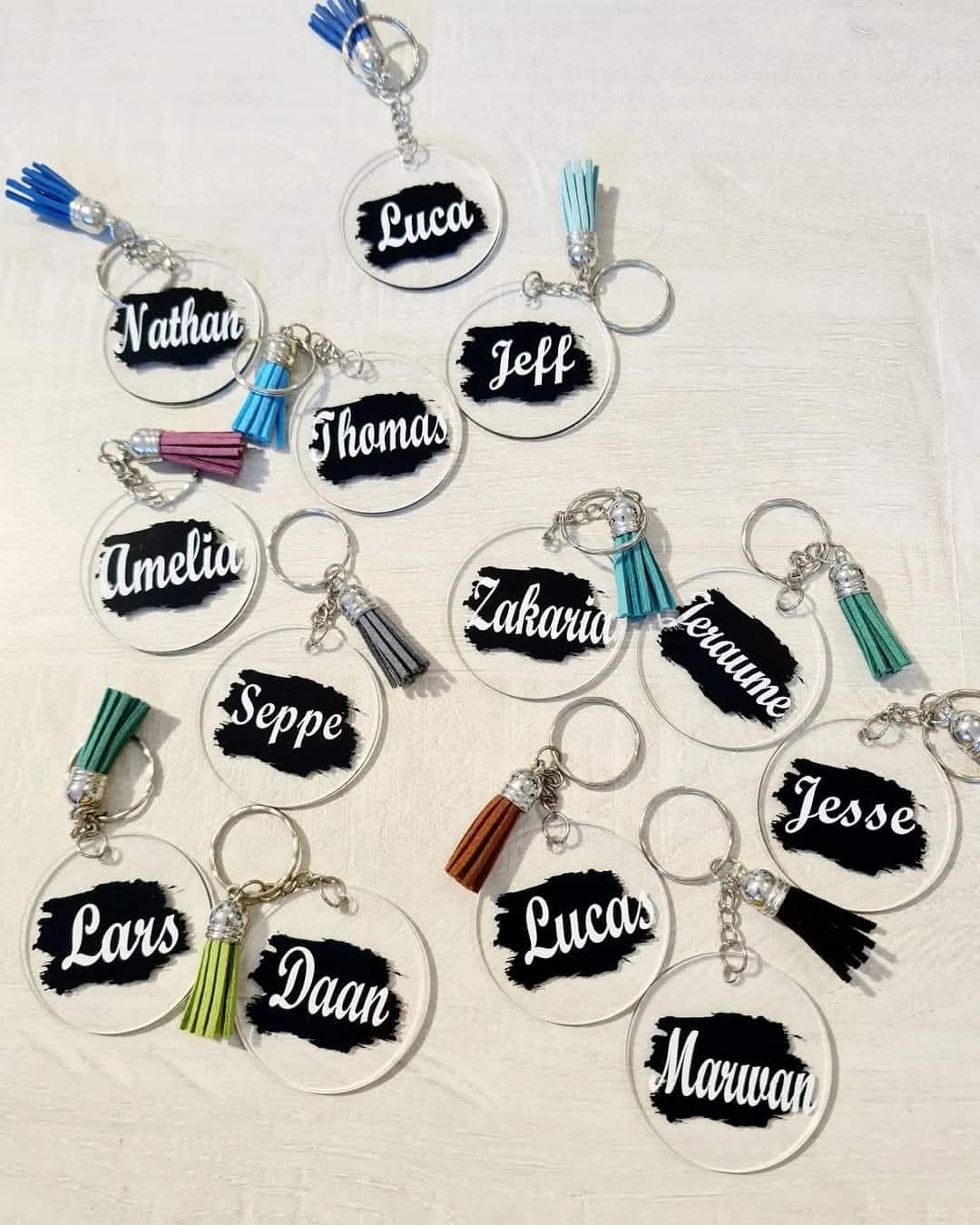 Sleutelhanger met naam