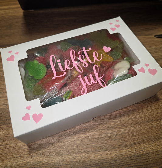 Snoepbox Liefste Juf/Meester