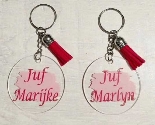 Sleutelhanger met naam