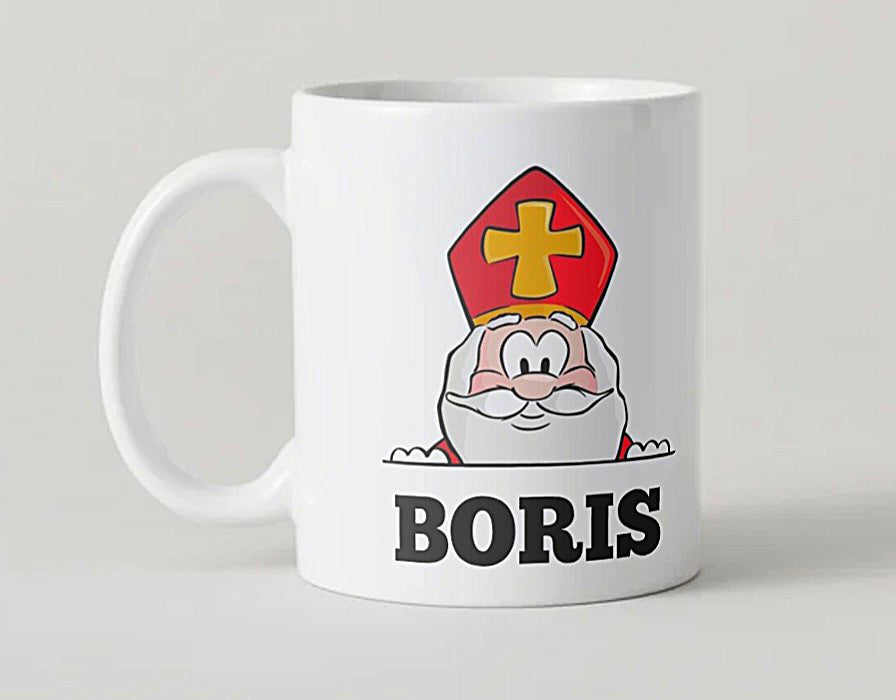 Mug with Saint Nicholas and name