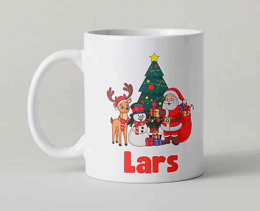 Christmas mug with name