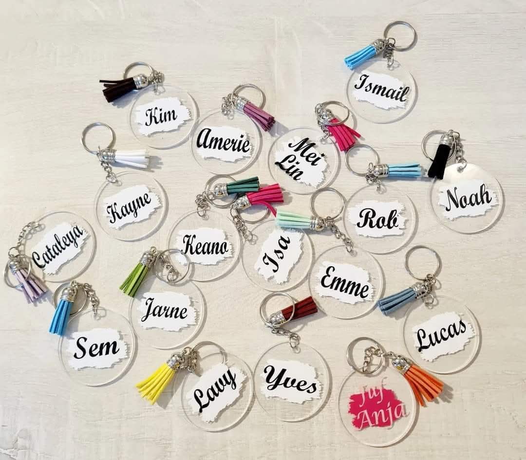 Sleutelhanger met naam