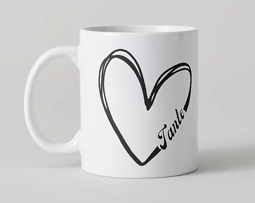 Mug with a heart and name